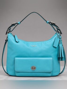 COACH Legacy Courtney Crossbody Hobo Bag – Aqua